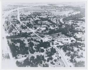 [Photograph of Salado, Texas During I-35 Construction]
