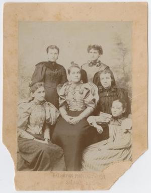[Photograph of Six Hamblin Sisters]