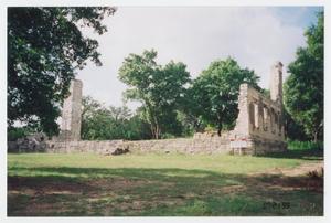 Primary view of object titled '[Photograph of Salado College Ruins on Salado College Hill]'.