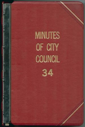 Primary view of object titled '[Abilene City Council Minutes: 1993]'.