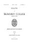 Book: Bulletin of McMurry College, 1927-1928