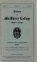 Primary view of Bulletin of McMurry College, 1932-1933