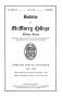 Book: Bulletin of McMurry College, 1934-1935