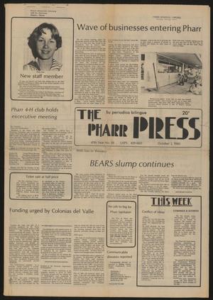 Primary view of object titled 'The Pharr Press (Pharr, Tex.), Vol. 47, No. 37, Ed. 1 Thursday, October 2, 1980'.