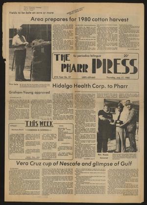 The Pharr Press (Pharr, Tex.), Vol. 47, No. 27, Ed. 1 Thursday, July 17, 1980