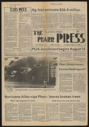 The Pharr Press (Pharr, Tex.), Vol. 47, No. 31, Ed. 1 Thursday, August 14, 1980