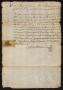 Thumbnail image of item number 3 in: '[Affidavit from  Ildefonso de la Garza and Joseph Antonio de la Serna]'.