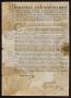 Primary view of [Printed Decree from Viceroy Manuel Antonio Flores Maldonado]