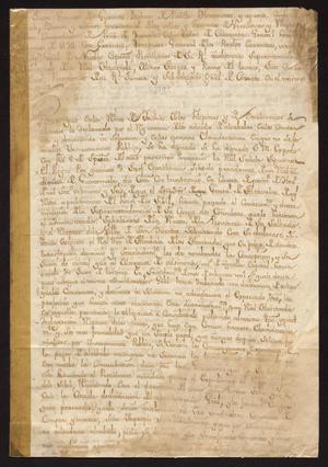 Primary view of [Decree from the Spanish Viceroy]