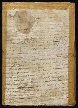 Primary view of object titled '[Message from a Military Commander to Manuel de Iturbe]'.