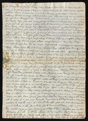 Primary view of object titled '[Message from Jose Lafuente in Laredo]'.