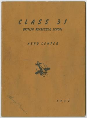 Primary view of object titled '[British Refresher School Yearbook, Class 31, 1942]'.