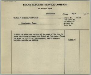 [Invoice for an Electric Company Account #2]