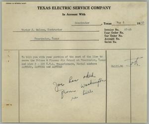 [Invoice for an Electric Company Account #3]