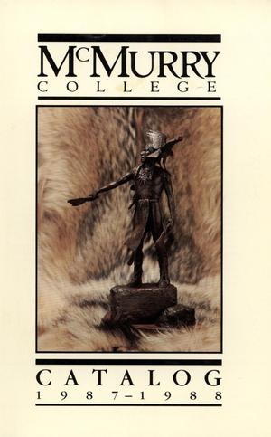 Primary view of object titled 'Bulletin of McMurry College, 1987-1988'.