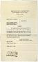 Primary view of [Document pertaining to the case of United States of America vs. Joe B. Plosser et al, cause no. 1717, 1944]
