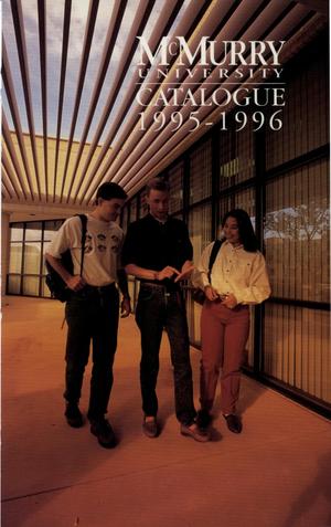 Bulletin of McMurry University, 1995-1996