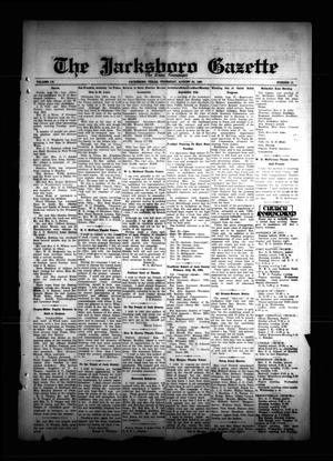The Jacksboro Gazette (Jacksboro, Tex.), Vol. 55, No. 13, Ed. 1 Thursday, August 30, 1934