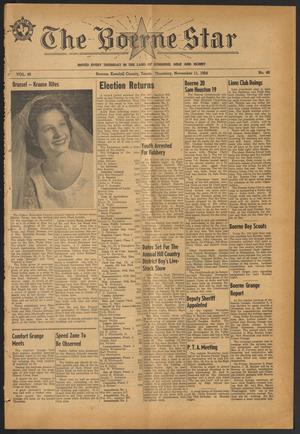 Primary view of The Boerne Star (Boerne, Tex.), Vol. 49, No. 48, Ed. 1 Thursday, November 11, 1954