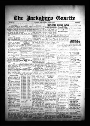 The Jacksboro Gazette (Jacksboro, Tex.), Vol. 56, No. 19, Ed. 1 Thursday, October 10, 1935