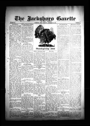 Primary view of object titled 'The Jacksboro Gazette (Jacksboro, Tex.), Vol. 56, No. 26, Ed. 1 Thursday, November 28, 1935'.
