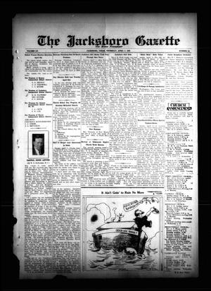 The Jacksboro Gazette (Jacksboro, Tex.), Vol. 55, No. 44, Ed. 1 Thursday, April 4, 1935