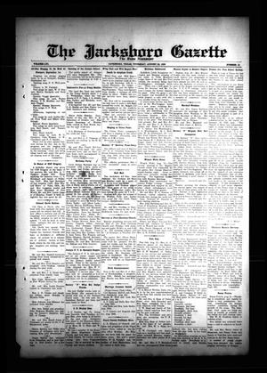 Primary view of object titled 'The Jacksboro Gazette (Jacksboro, Tex.), Vol. 56, No. 12, Ed. 1 Thursday, August 22, 1935'.