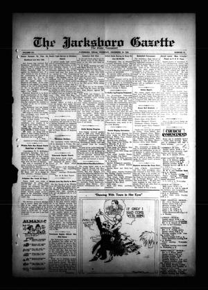 Primary view of object titled 'The Jacksboro Gazette (Jacksboro, Tex.), Vol. 55, No. 28, Ed. 1 Thursday, December 13, 1934'.