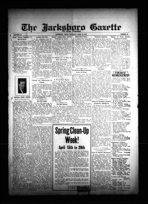 Primary view of object titled 'The Jacksboro Gazette (Jacksboro, Tex.), Vol. 55, No. 46, Ed. 1 Thursday, April 18, 1935'.