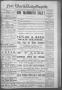 Primary view of Fort Worth Daily Gazette. (Fort Worth, Tex.), Vol. 9, No. 17, Ed. 1, Wednesday, January 28, 1885