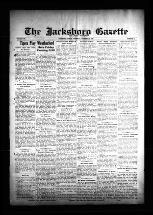 Primary view of object titled 'The Jacksboro Gazette (Jacksboro, Tex.), Vol. 56, No. 21, Ed. 1 Thursday, October 24, 1935'.