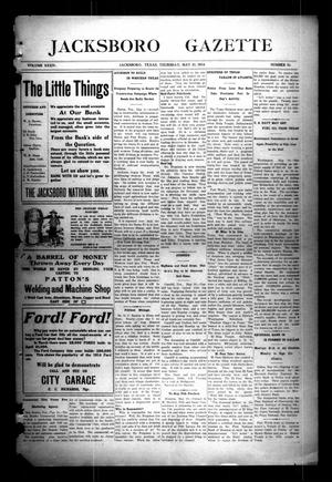 Jacksboro Gazette (Jacksboro, Tex.), Vol. 34, No. 51, Ed. 1 Thursday, May 21, 1914