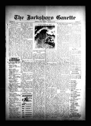 Primary view of object titled 'The Jacksboro Gazette (Jacksboro, Tex.), Vol. 54, No. 35, Ed. 1 Thursday, January 25, 1934'.
