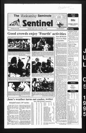Primary view of object titled 'The Seminole Sentinel (Seminole, Tex.), Vol. 88, No. 73, Ed. 1 Wednesday, July 5, 1995'.