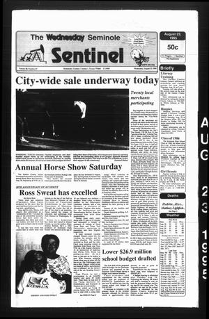 Primary view of object titled 'The Seminole Sentinel (Seminole, Tex.), Vol. 88, No. 87, Ed. 1 Wednesday, August 23, 1995'.