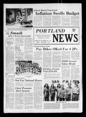 Portland News (Portland, Tex.), Vol. 9, No. 28, Ed. 1 Thursday, July 11, 1974