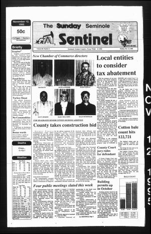 The Seminole Sentinel (Seminole, Tex.), Vol. 89, No. 6, Ed. 1 Sunday, November 12, 1995