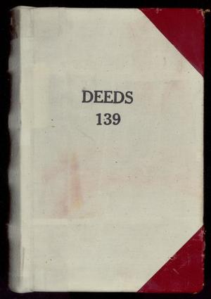 Primary view of object titled 'Travis County Deed Records: Deed Record 139'.
