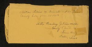 Travis County Election Records: Election Returns 1873 Precinct 21