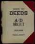 Book: Travis County Deed Records: Direct Index to Deeds 1842-1893 A-D