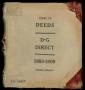Thumbnail image of item number 1 in: 'Travis County Deed Records: Direct Index to Deeds 1893-1909 D-G'.