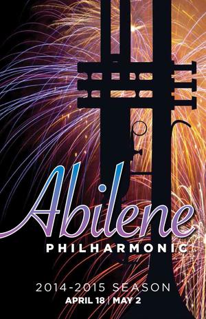 Primary view of object titled 'Abilene Philharmonic Playbill: April 18-May 2, 2015'.