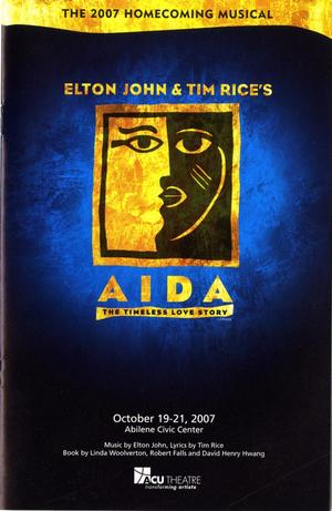 Primary view of object titled '[Program: Aida, 2007]'.