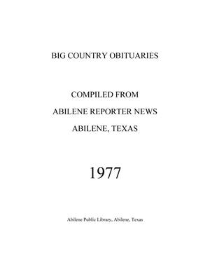 Big County Obituaries: 1977