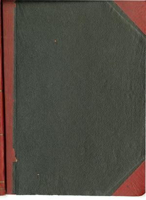 Primary view of object titled '[The Round Table Club Secretary's Book: 1920-1922]'.