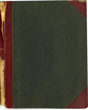 Primary view of object titled '[The Round Table Club Secretary's Book: 1911-1914]'.