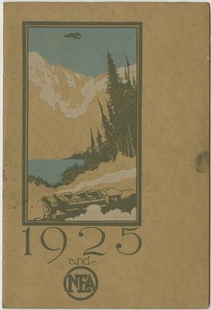 Primary view of object titled 'NEA Yearbook, 1925'.
