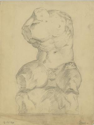 Primary view of object titled '[Anatomy and Architectural Sketches]'.