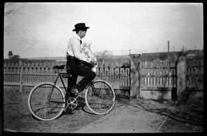 [Thomas H. Taylor on Bicycle]