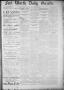 Thumbnail image of item number 1 in: 'Fort Worth Daily Gazette. (Fort Worth, Tex.), Vol. 11, No. 81, Ed. 1, Saturday, October 17, 1885'.